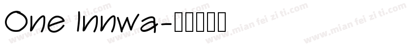 One Innwa字体转换